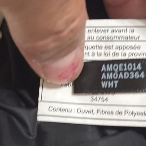 (N4) Andrew Marc Glow in the Dark Quilted Down Jacket Size M Uniset - Picture 15 of 16